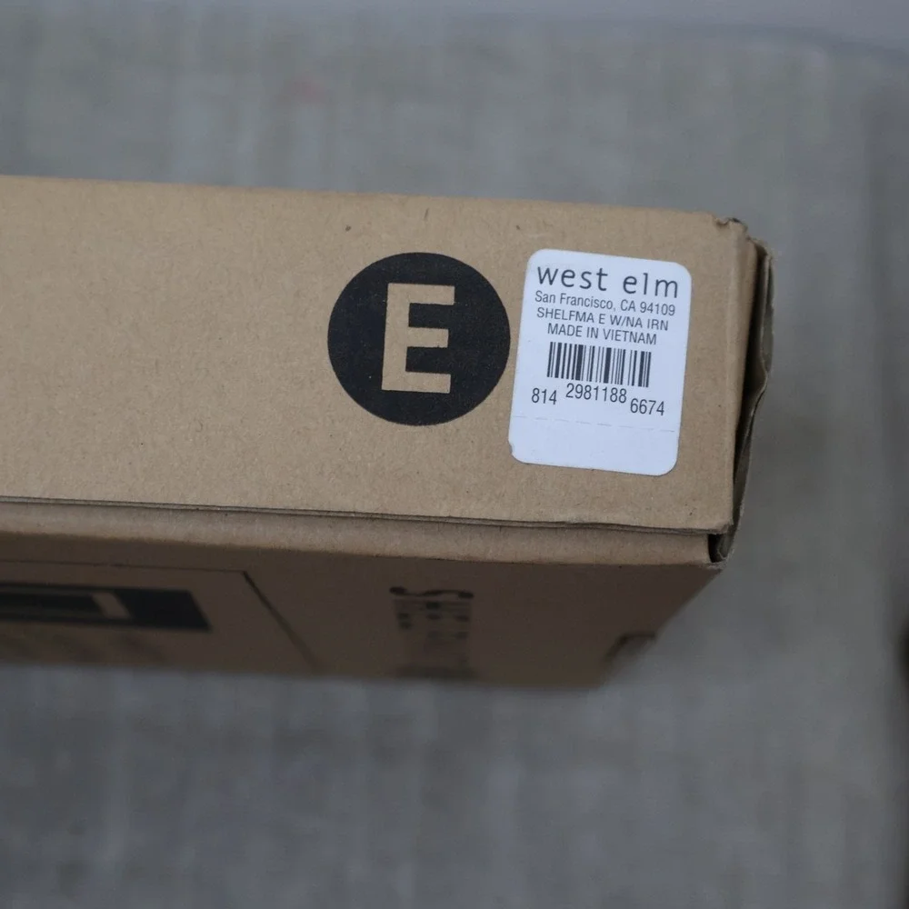 West Elm Bodhi Shelfmate‎ Type E Oak Black Iron